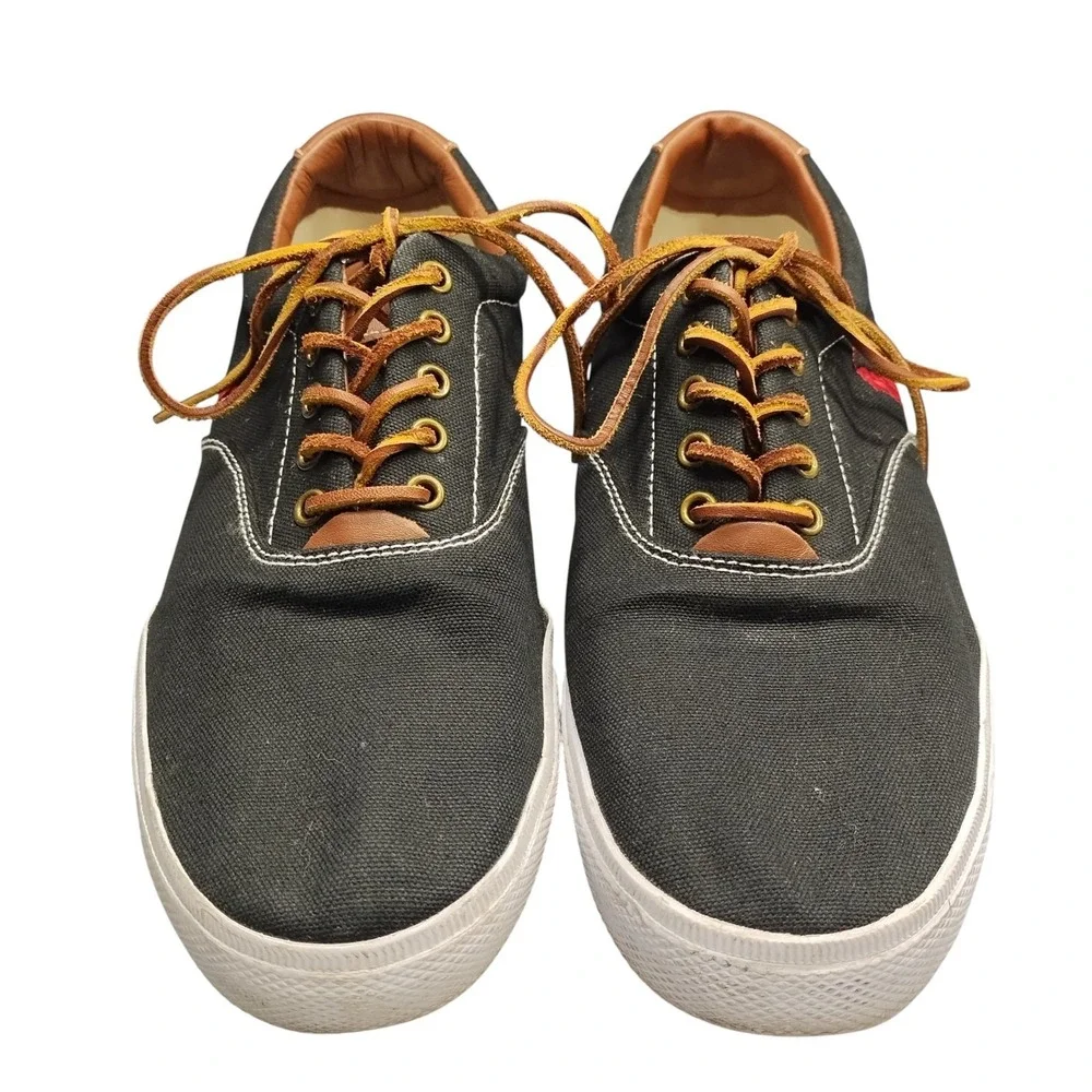 Polo Ralph Lauren Vaughn Sneakers Mens 13D Multi Upper Canvas Athletic Lace Up